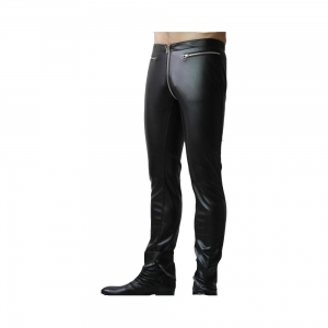 Men Fashion Leather Pant
