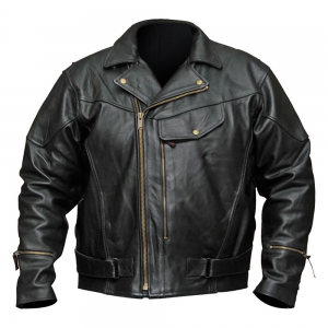 Men Motorbike Leather Jacket