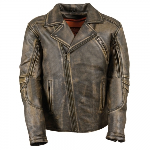 Men Motorbike Leather Jacket