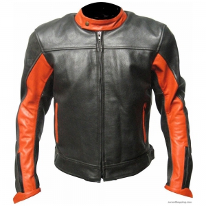 Men Motorbike Leather Jacket