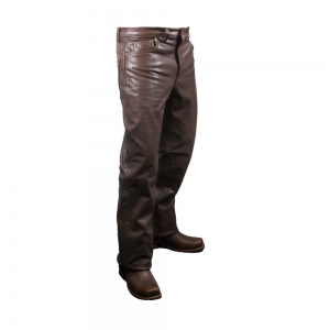 Men Motorbike Leather Pant