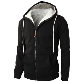Men Zipper Hood Shirt